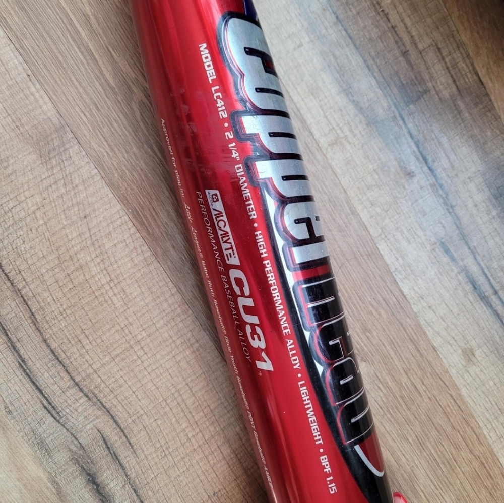 WORTH COPPERHEAD ALUMINUM BASEBALL BAT 20oz 32" 2 1/4" Diameter LC412 ALLOY GUC